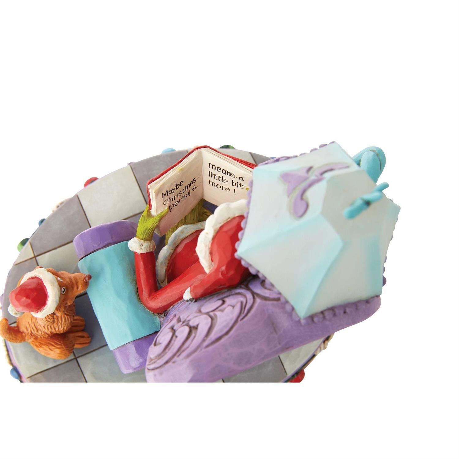 Grinch in Chair with Lamp  - Country N More Gifts