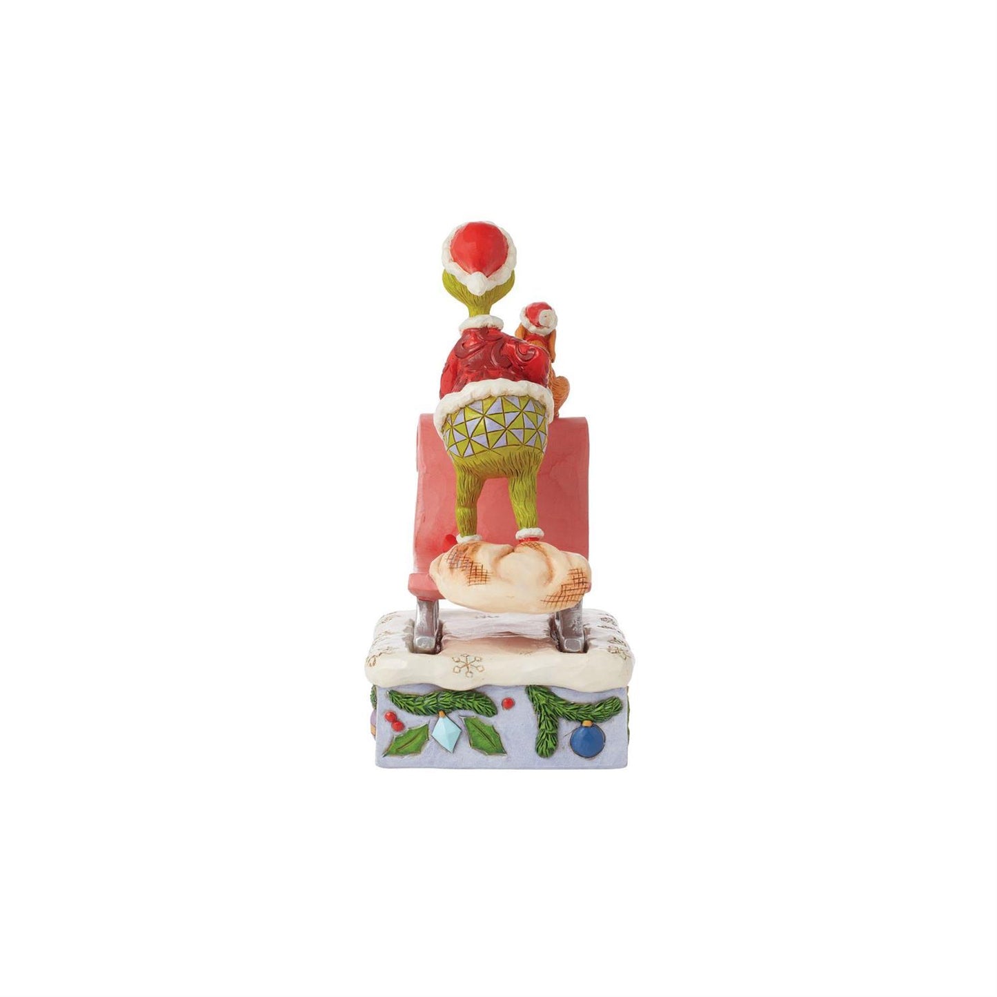 Grinch and Max on Sled  - Country N More Gifts