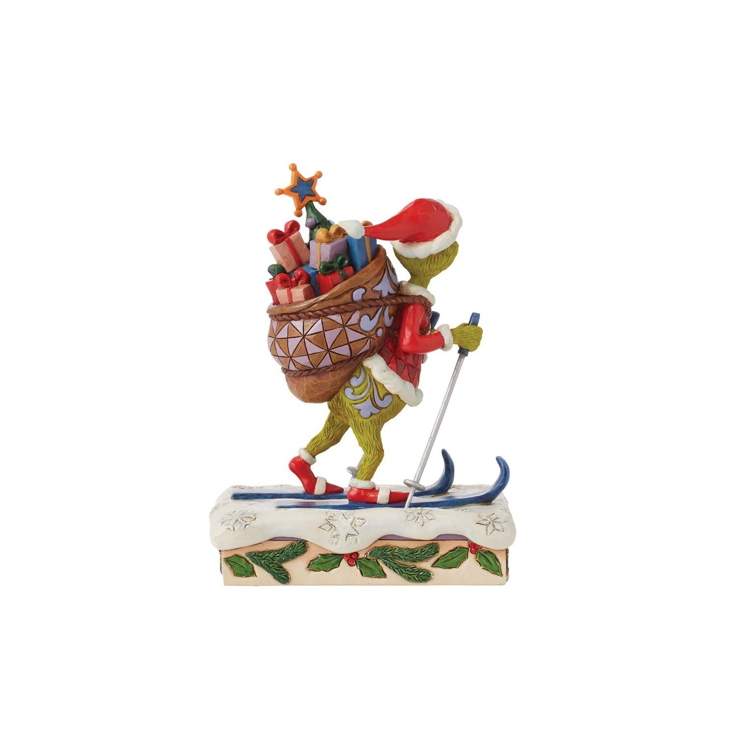 Grinch Skiing  - Country N More Gifts