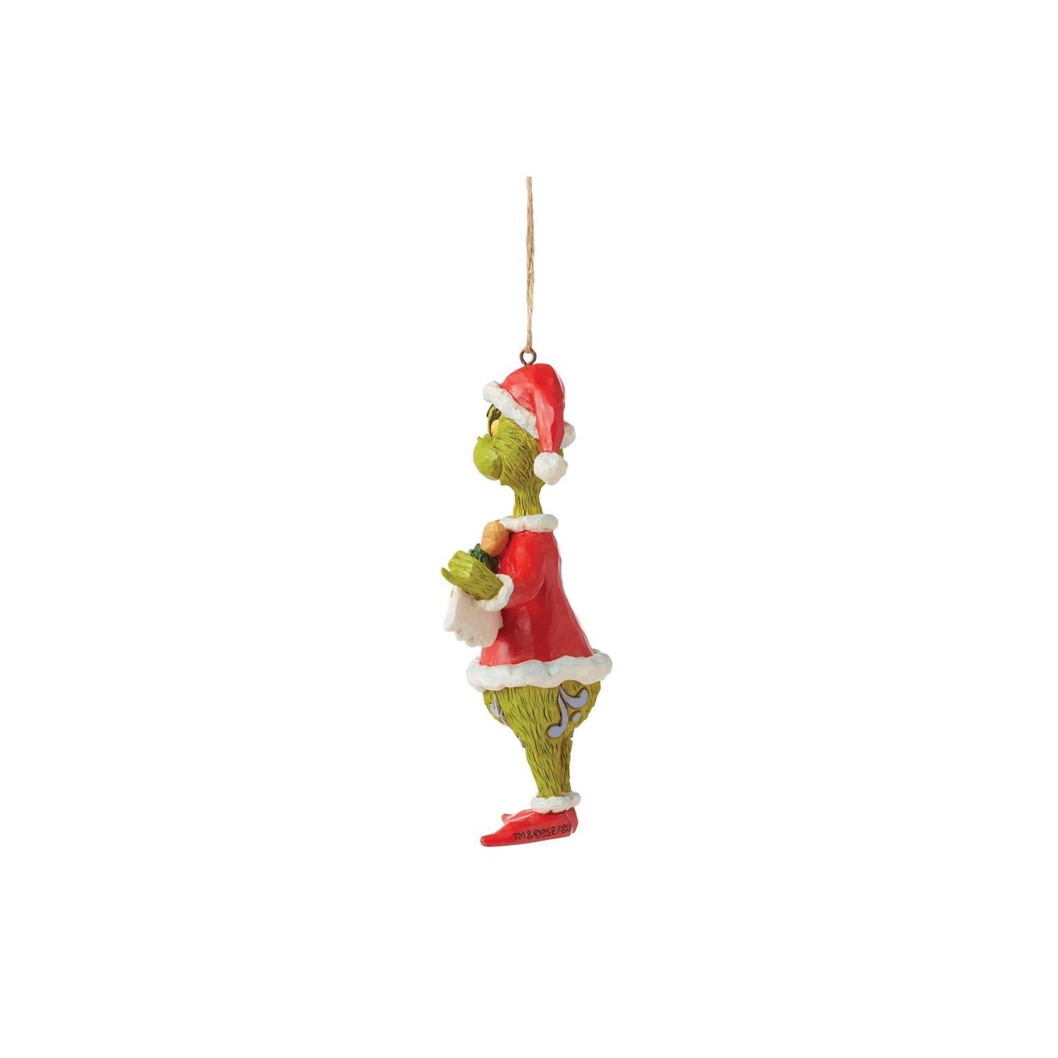Grinch Holding Banner  - Country N More Gifts