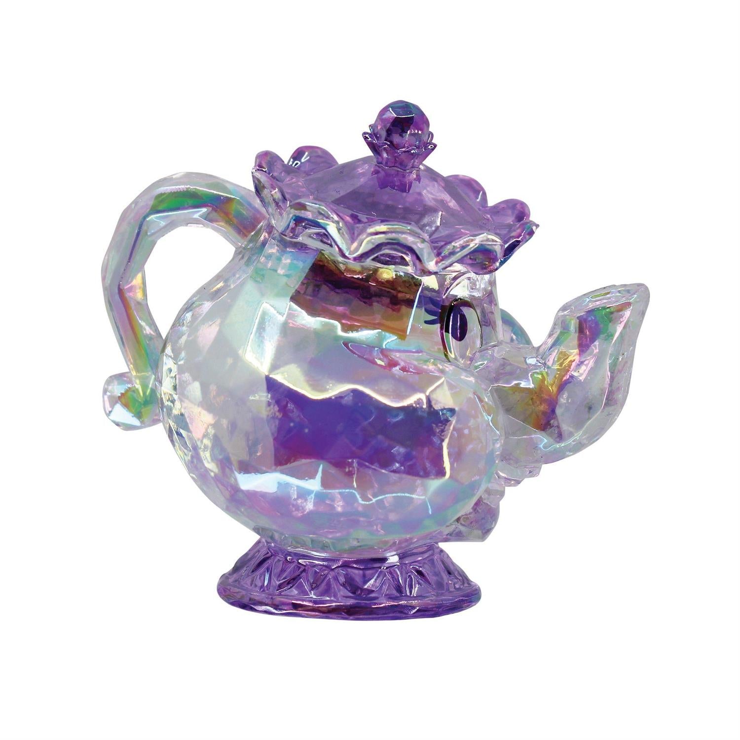 FACETS Mrs. Potts (Beauty and the Beast) - Faceted Acrylic Figurine  - Country N More Gifts