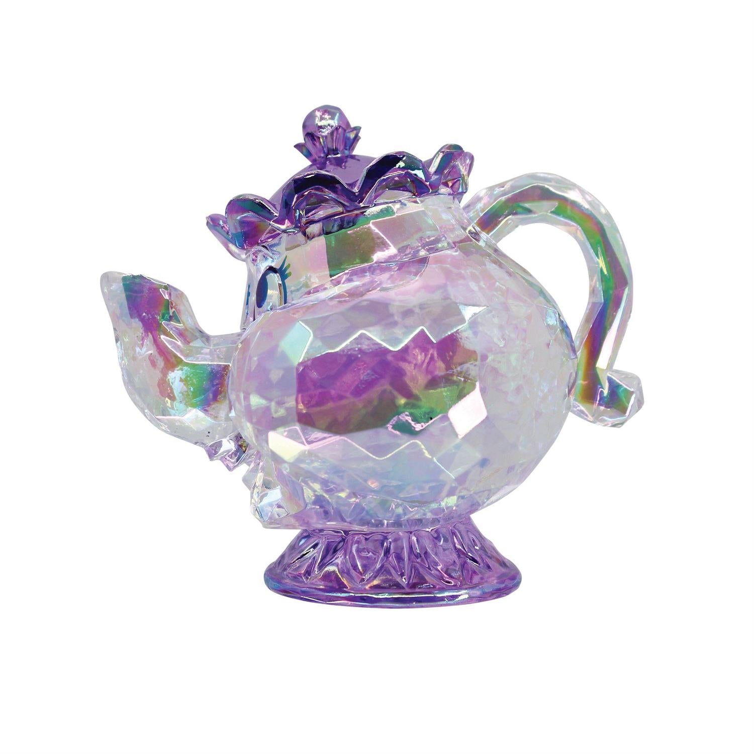 FACETS Mrs. Potts (Beauty and the Beast) - Faceted Acrylic Figurine  - Country N More Gifts