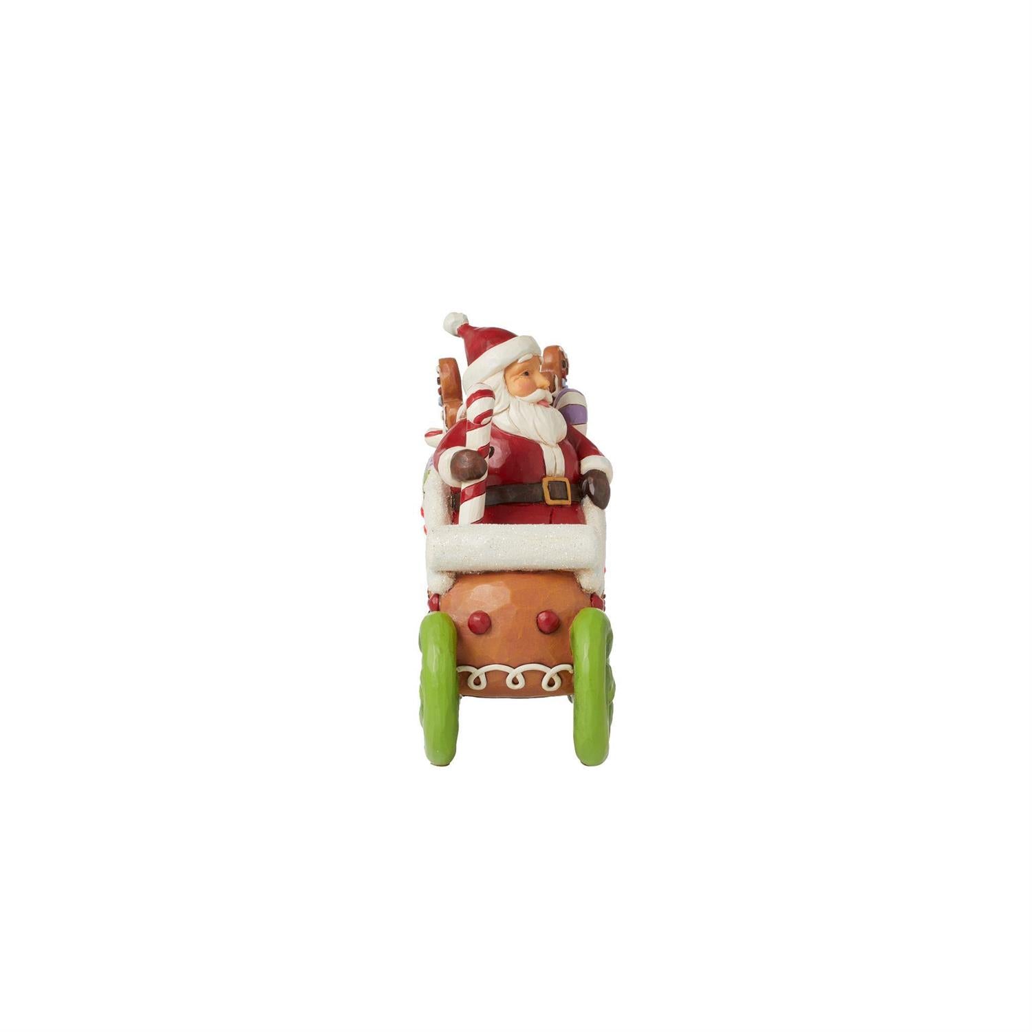 Gingerbread Santa LED Figurine  - Country N More Gifts