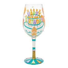 Birthday Slice Wine Glass