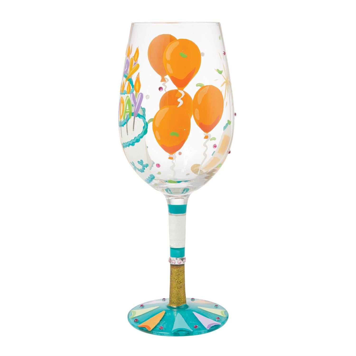 Birthday Slice Wine Glass - Country N More Gifts