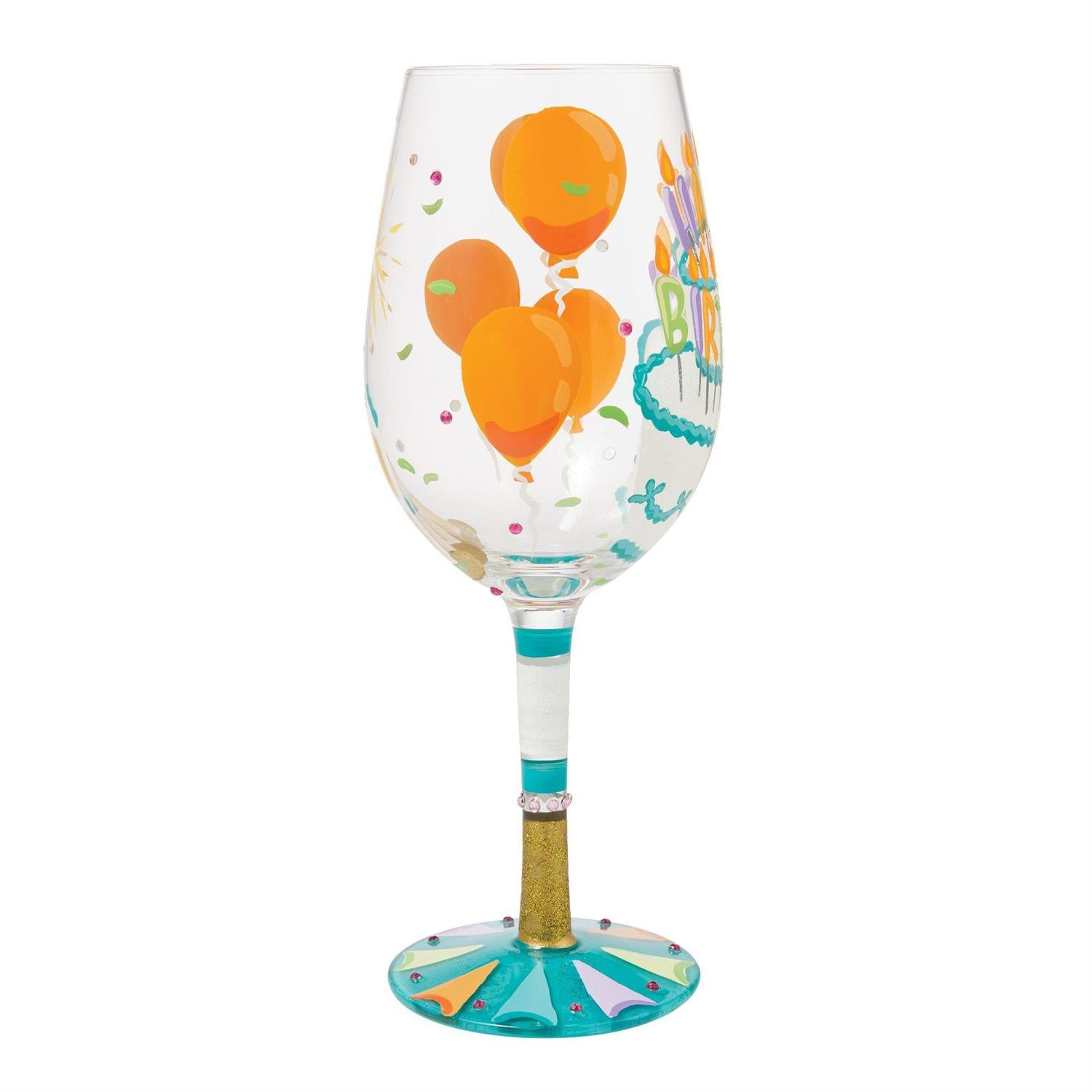 Birthday Slice Wine Glass - Country N More Gifts