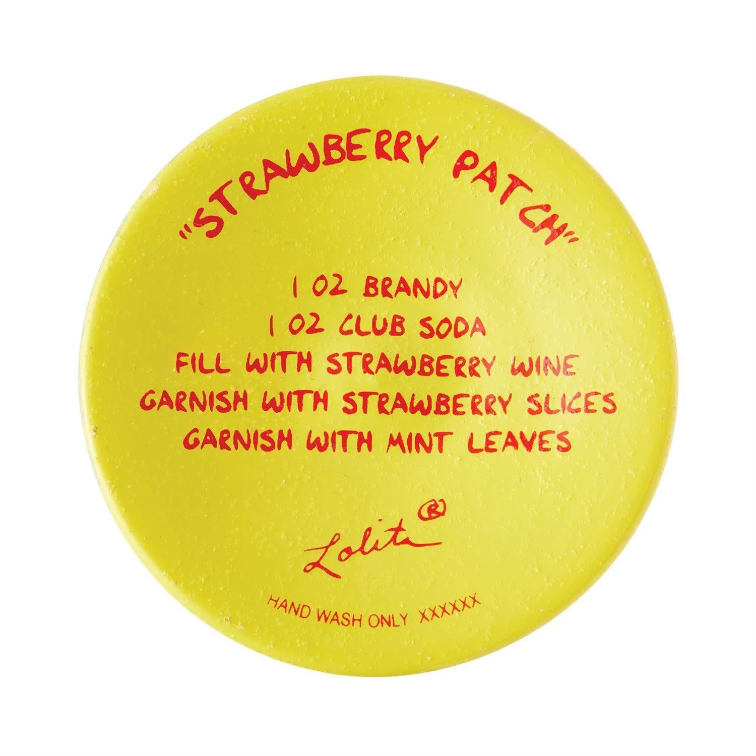 Strawberry Patch Wine Glass - Country N More Gifts
