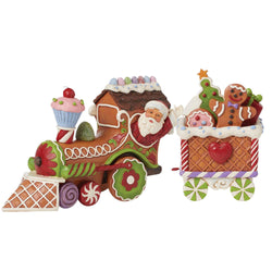 Gingerbread Train Set of 2  - Country N More Gifts