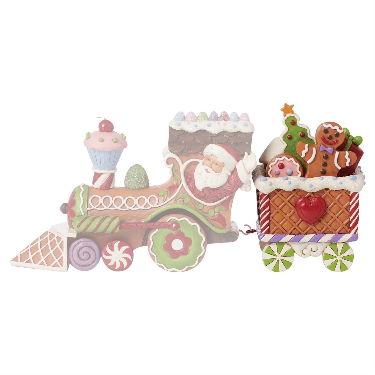 Gingerbread Train Car Figurine  - Country N More Gifts