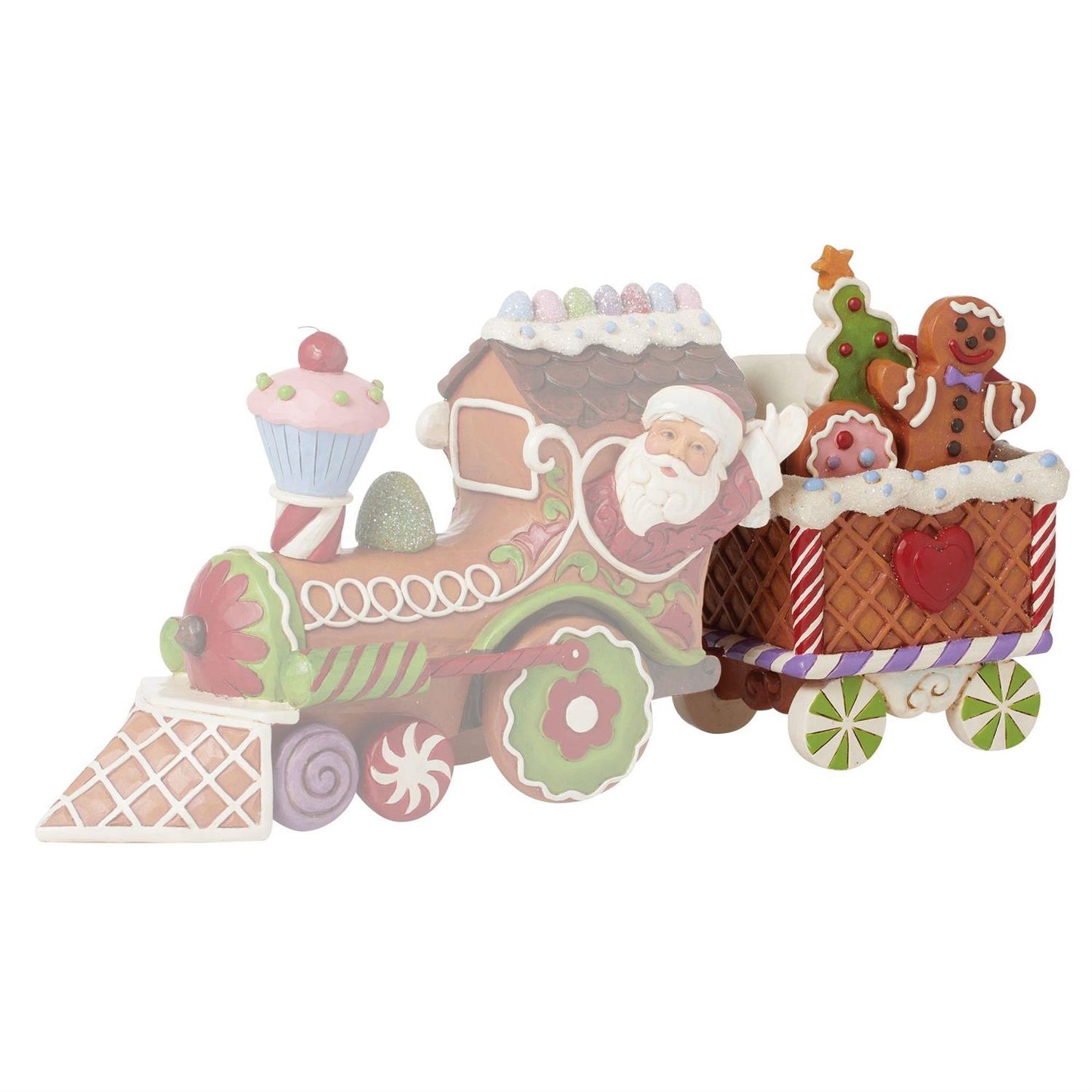Gingerbread Train Car Figurine  - Country N More Gifts