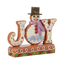 Gingerbread JOY Figurine  - Country N More Gifts