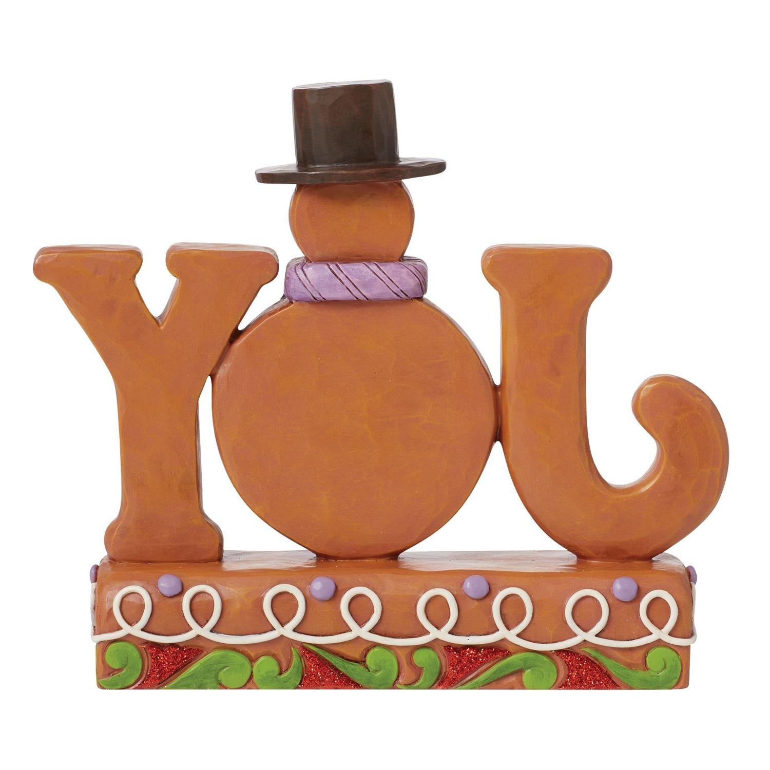 Gingerbread JOY Figurine  - Country N More Gifts