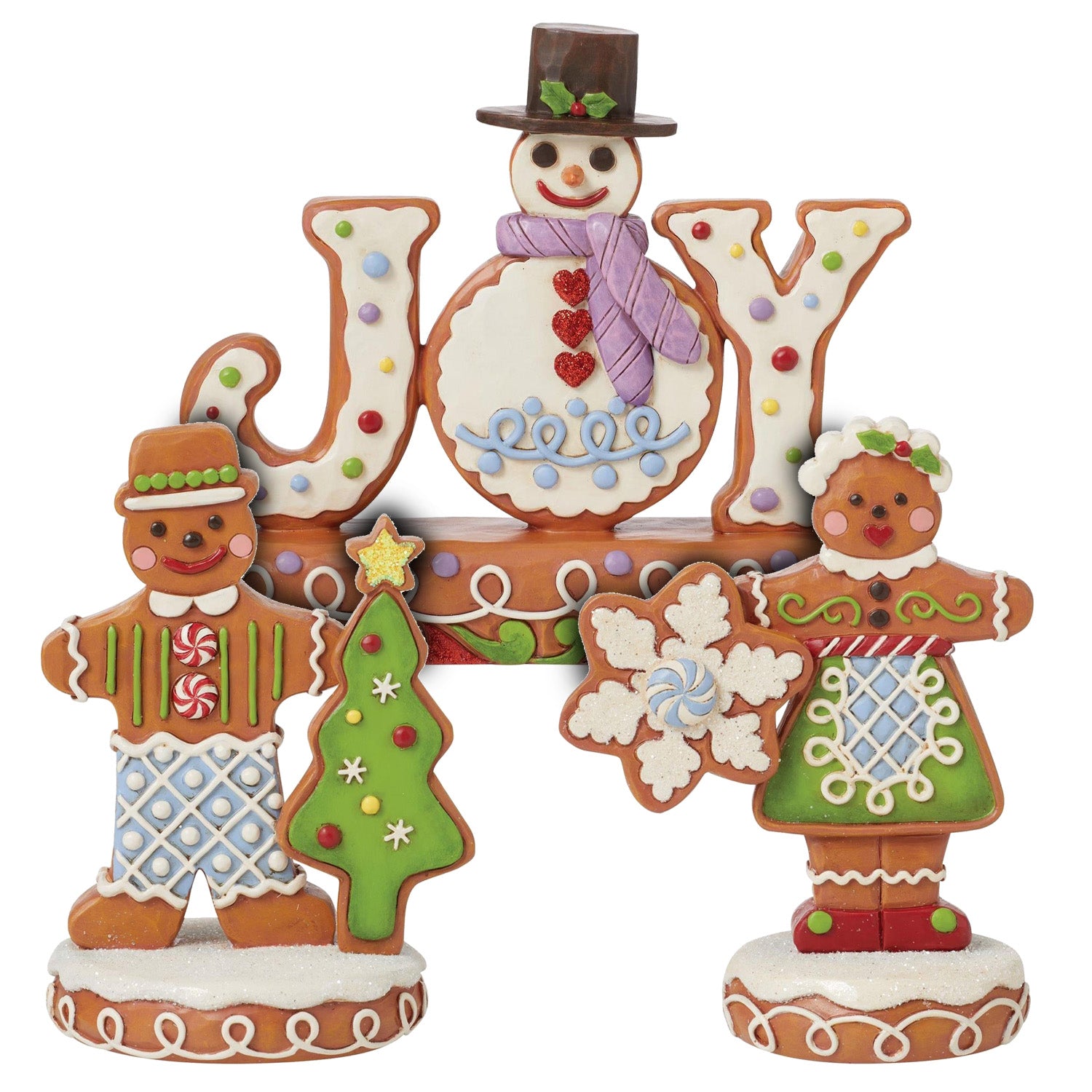 Gingerbread Girl, Boy and Joy Figurines SET of 3  - Country N More Gifts