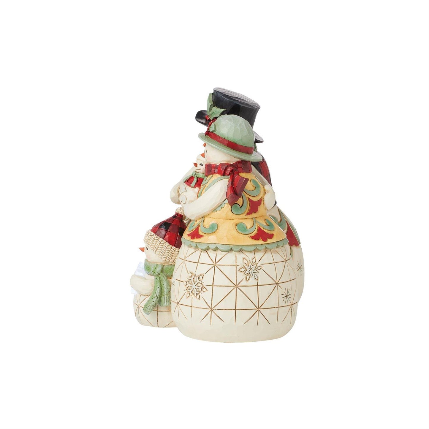 BOX DAMAGE - Highland Glen Snowmen Family Figurine - Country N More Gifts