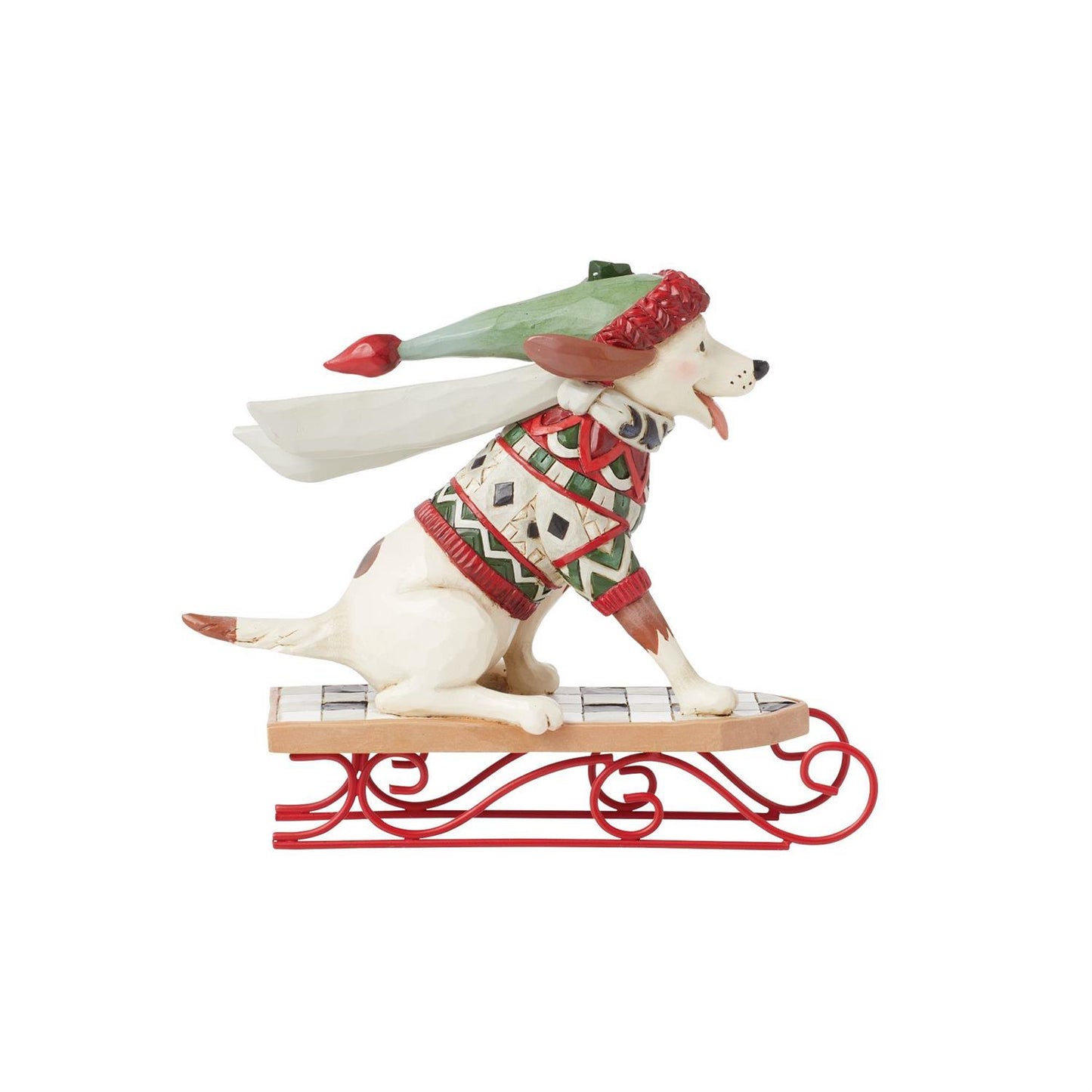 Highland Glen Dog on Sled Figurine  - Country N More Gifts
