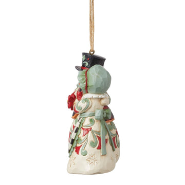 Highland Glen Snwmn Mr & Mrs Ornament  - Country N More Gifts