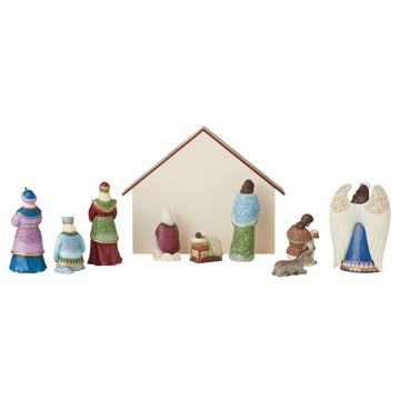 10 PC Nativity Set Figurines  - Country N More Gifts
