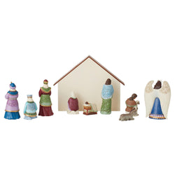 10 PC Nativity Set Figurines  - Country N More Gifts