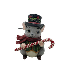 Mini Christmas Mouse Figurine