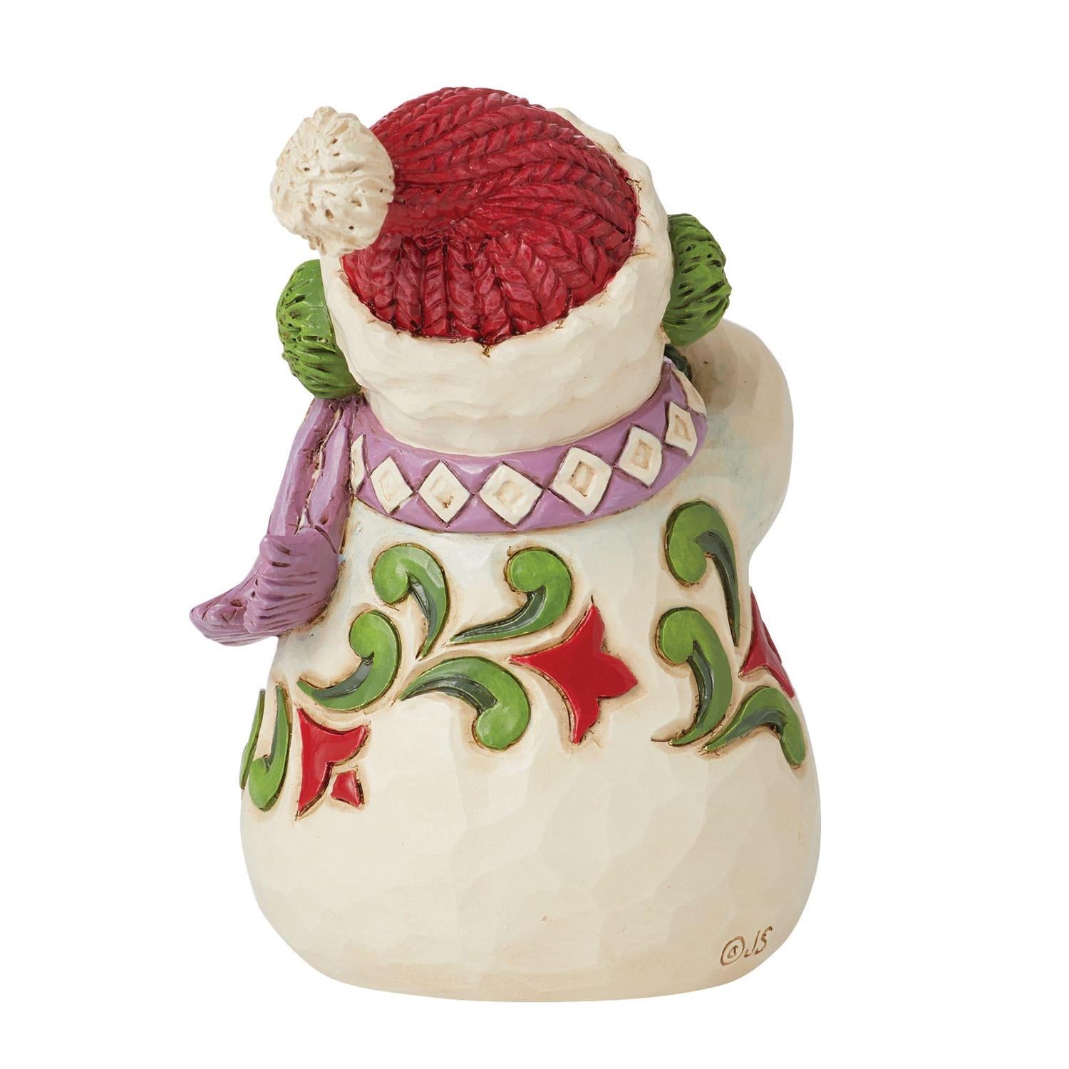 Mini Snowman Earmuffs Figurine  - Country N More Gifts