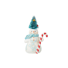 Pint Snowman Sisal Hat Figurine