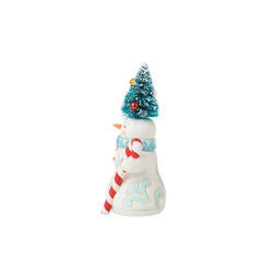 Pint Snowman Sisal Hat Figurine  - Country N More Gifts