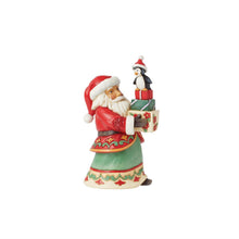 Pint Santa with Presents Figurine