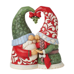 Gnomes Mistletoe Couple Figurine  - Country N More Gifts