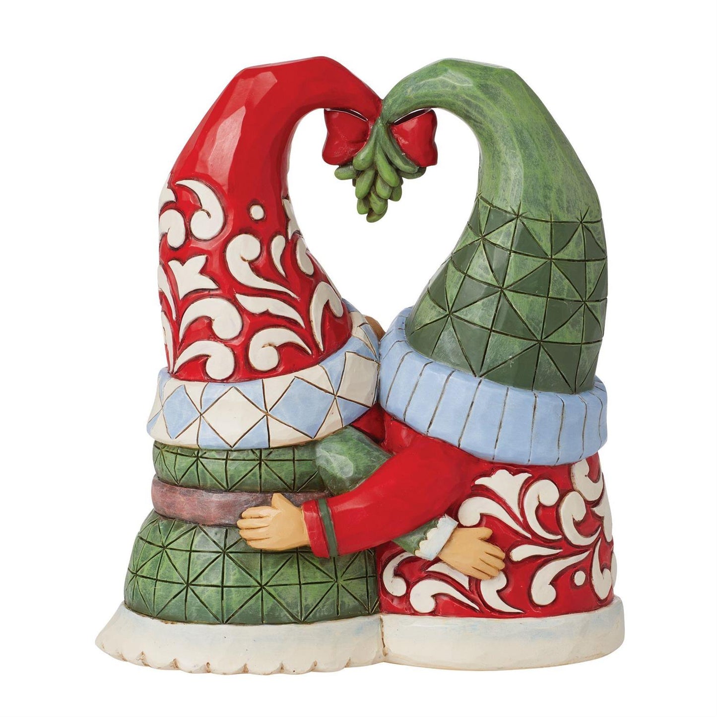 Gnomes Mistletoe Couple Figurine  - Country N More Gifts