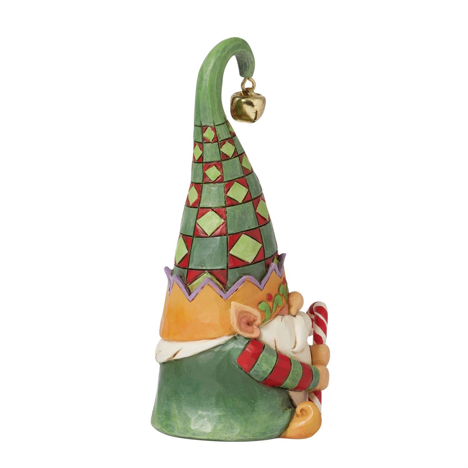 FBA - Gnome Elf Hold Candy Cane Figurine - Country N More Gifts