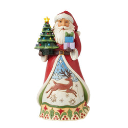 Santa Vintage LED Tree Figurine  - Country N More Gifts
