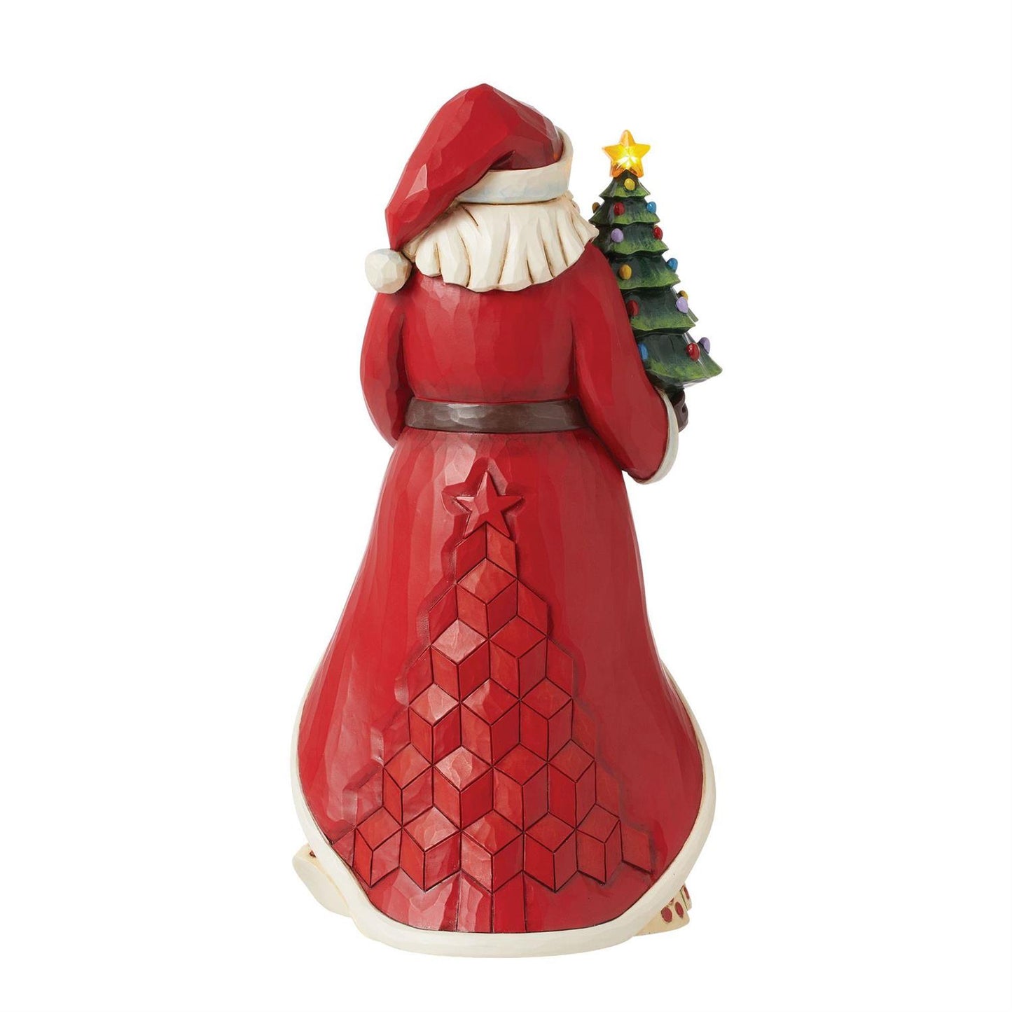 Santa Vintage LED Tree Figurine  - Country N More Gifts