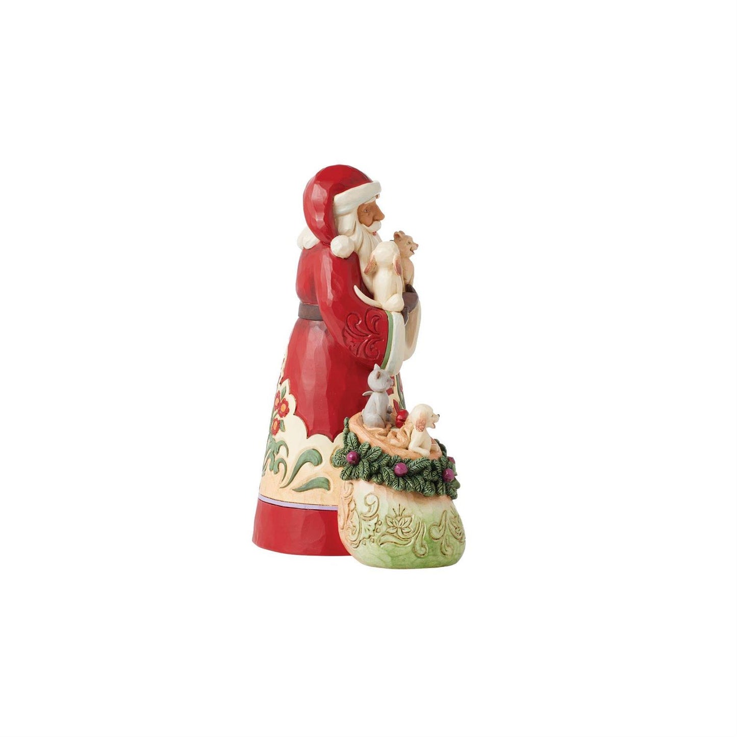 Santa with Pets Figurine  - Country N More Gifts