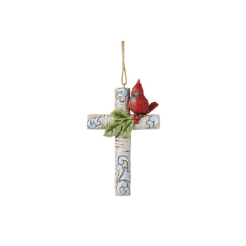 Cardinal with Cross Ornament  - Country N More Gifts