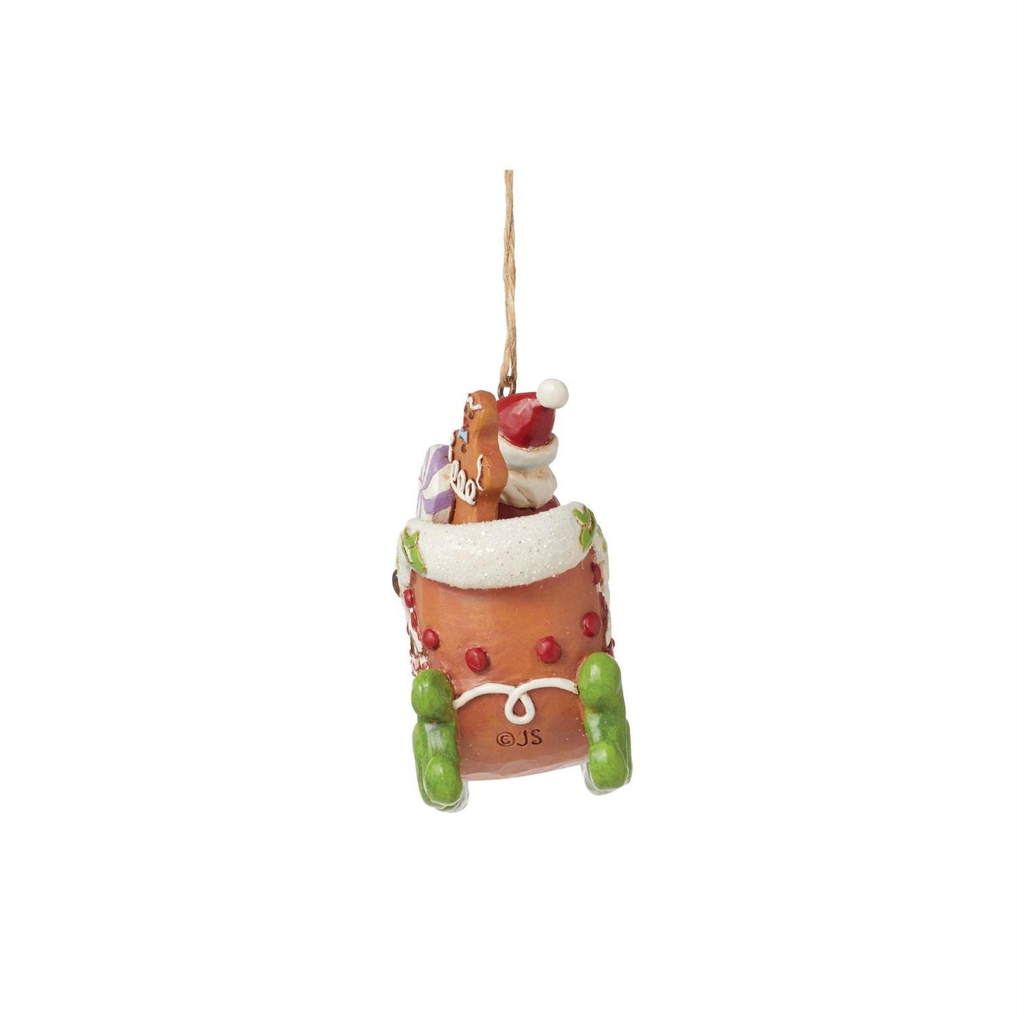 Gingerbread Christmas Sleigh Ornament  - Country N More Gifts