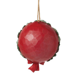 Santa and Deer Wreath Ornament  - Country N More Gifts