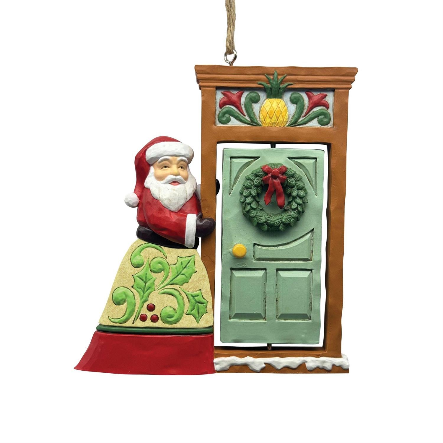 Promo Santa Standing Door Ornament  - Country N More Gifts