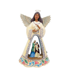 LED Nativity Angel with Open Scene - Country N More Gifts