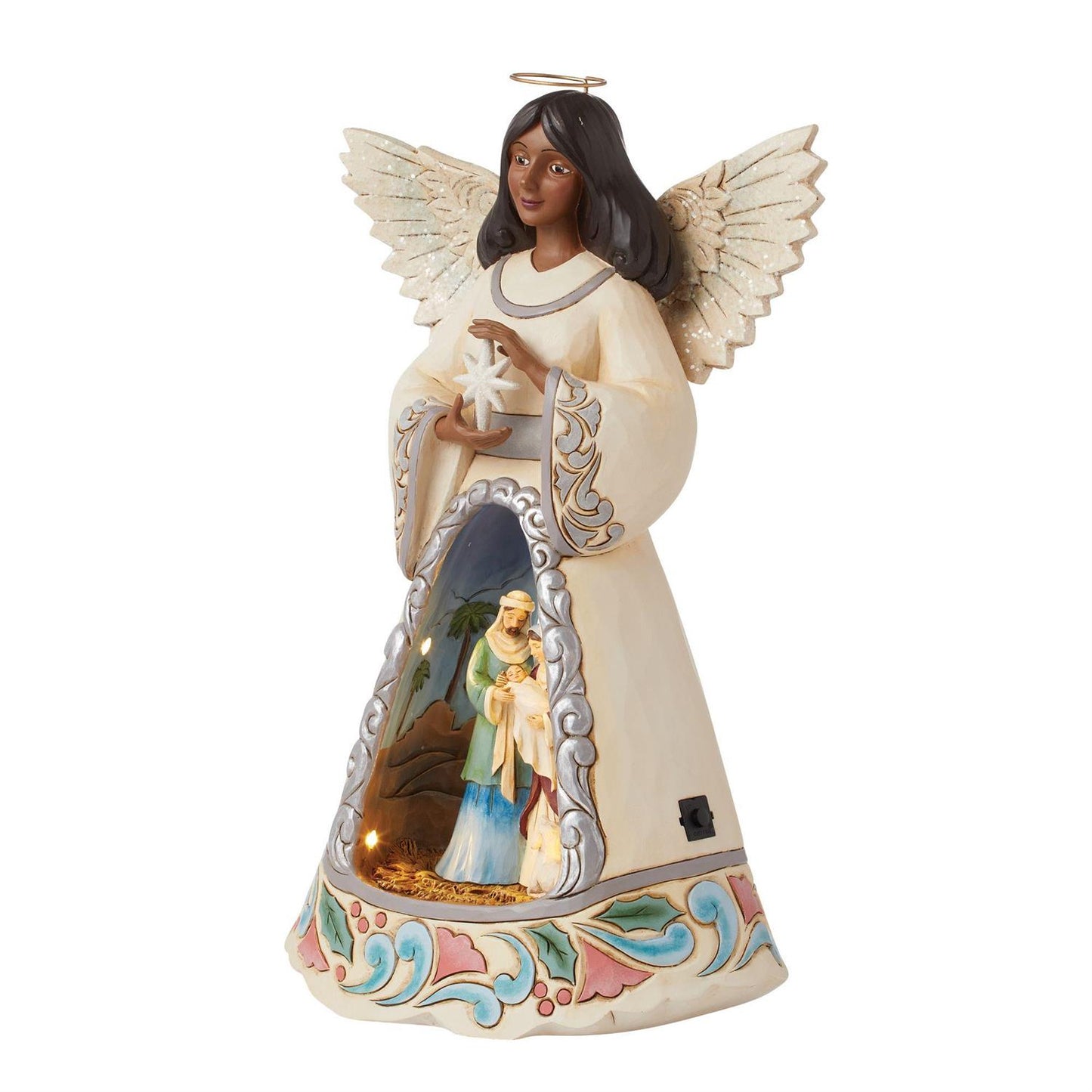 LED Nativity Angel with Open Scene - Country N More Gifts