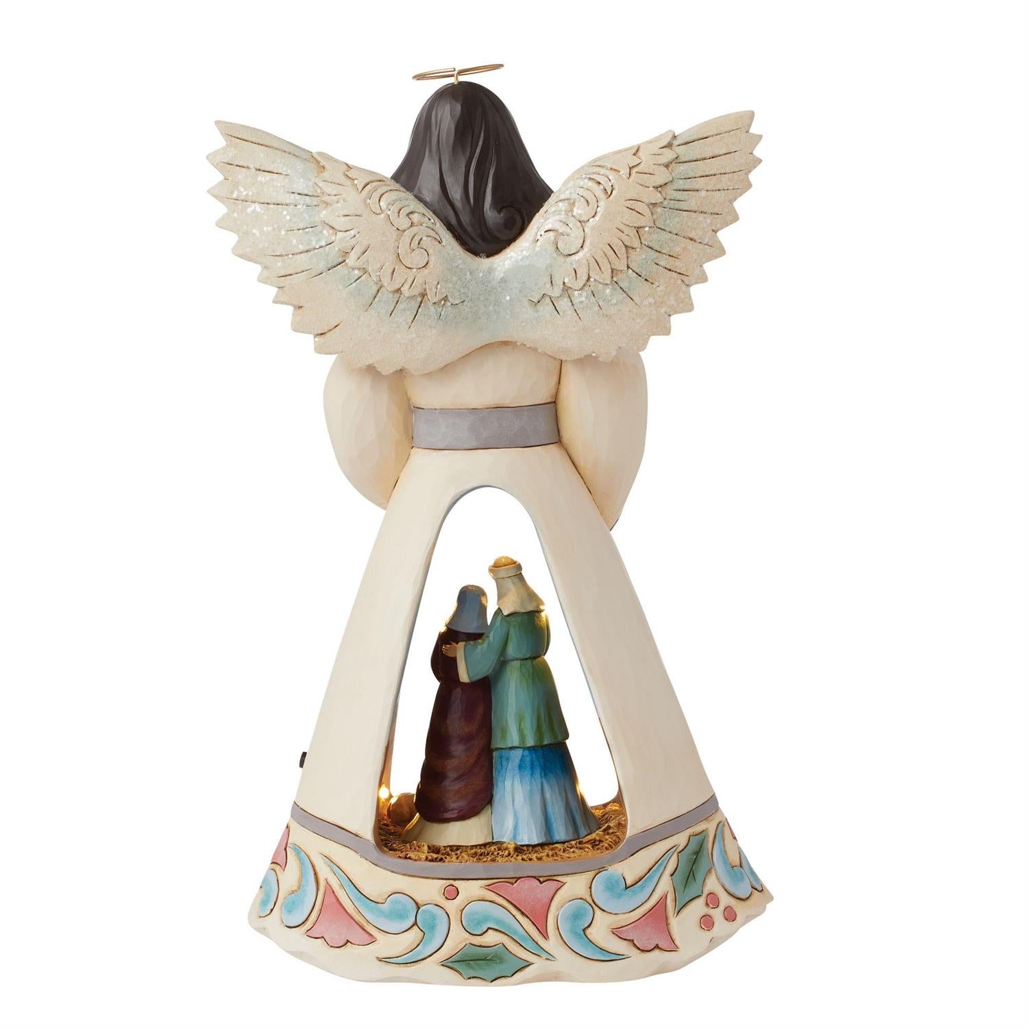 LED Nativity Angel with Open Scene - Country N More Gifts