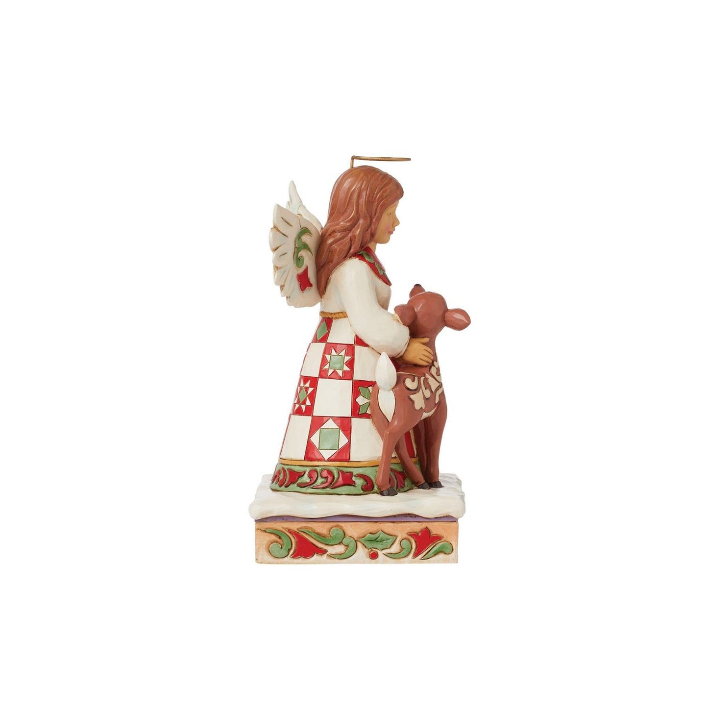 Angel with Deer Figurine  - Country N More Gifts