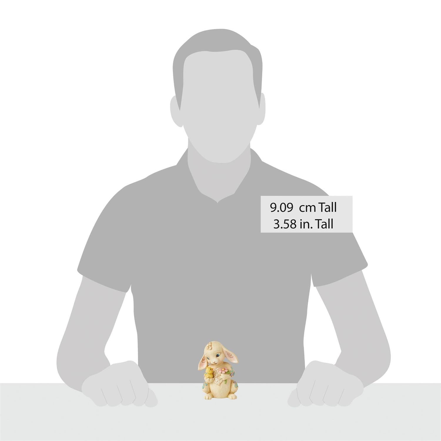 Bunny with Chick Mini Figurine  - Country N More Gifts