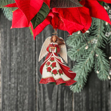 Angel with Cardinals Ornament  - Country N More Gifts