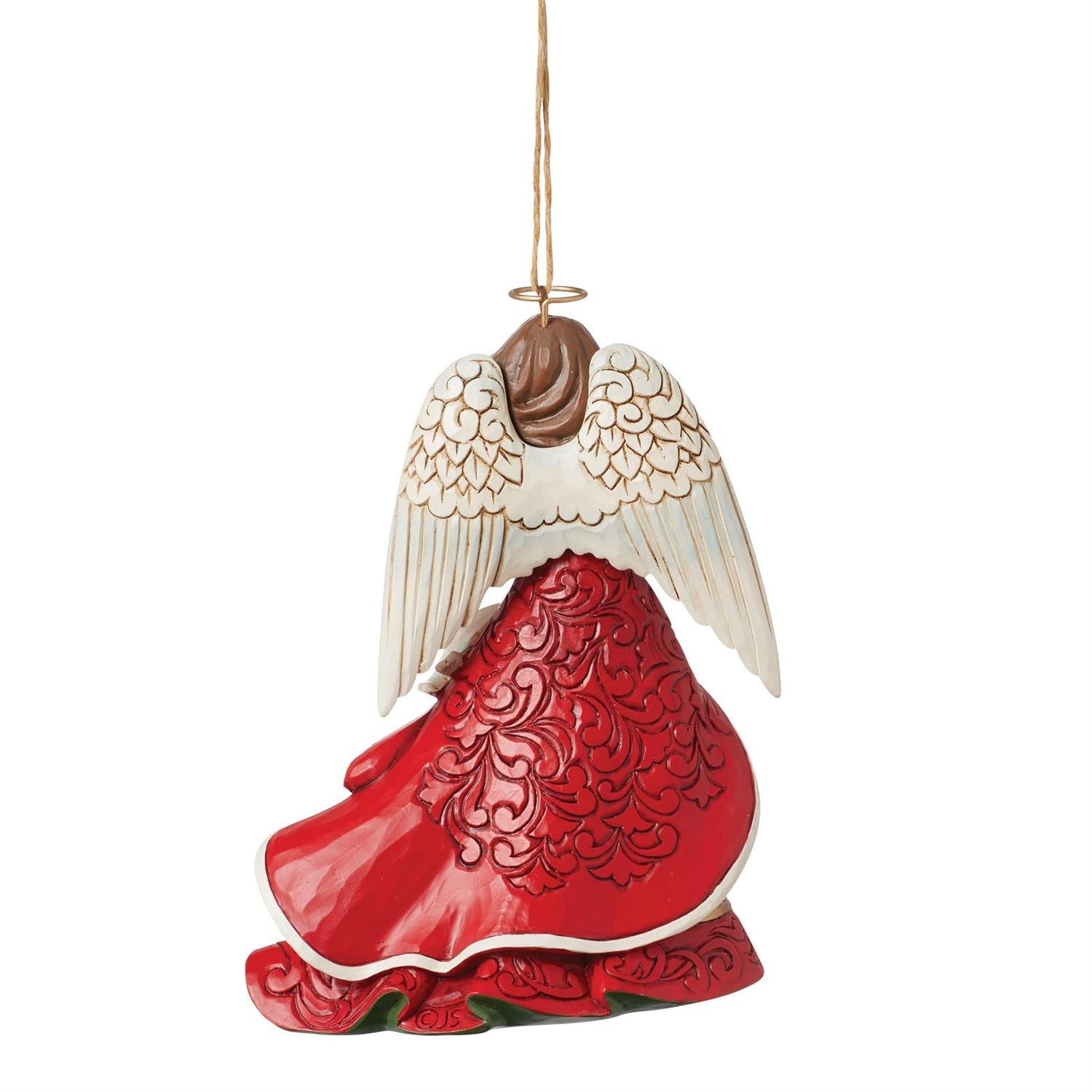 Angel with Cardinals Ornament  - Country N More Gifts