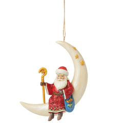 Santa in Moon Ornament  - Country N More Gifts
