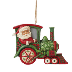 Santa in Train Ornament  - Country N More Gifts