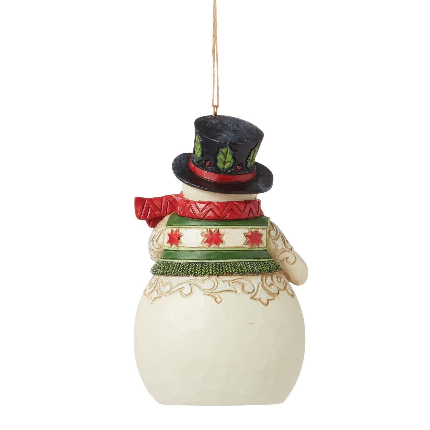 Snowman with Cardinal Ornament  - Country N More Gifts