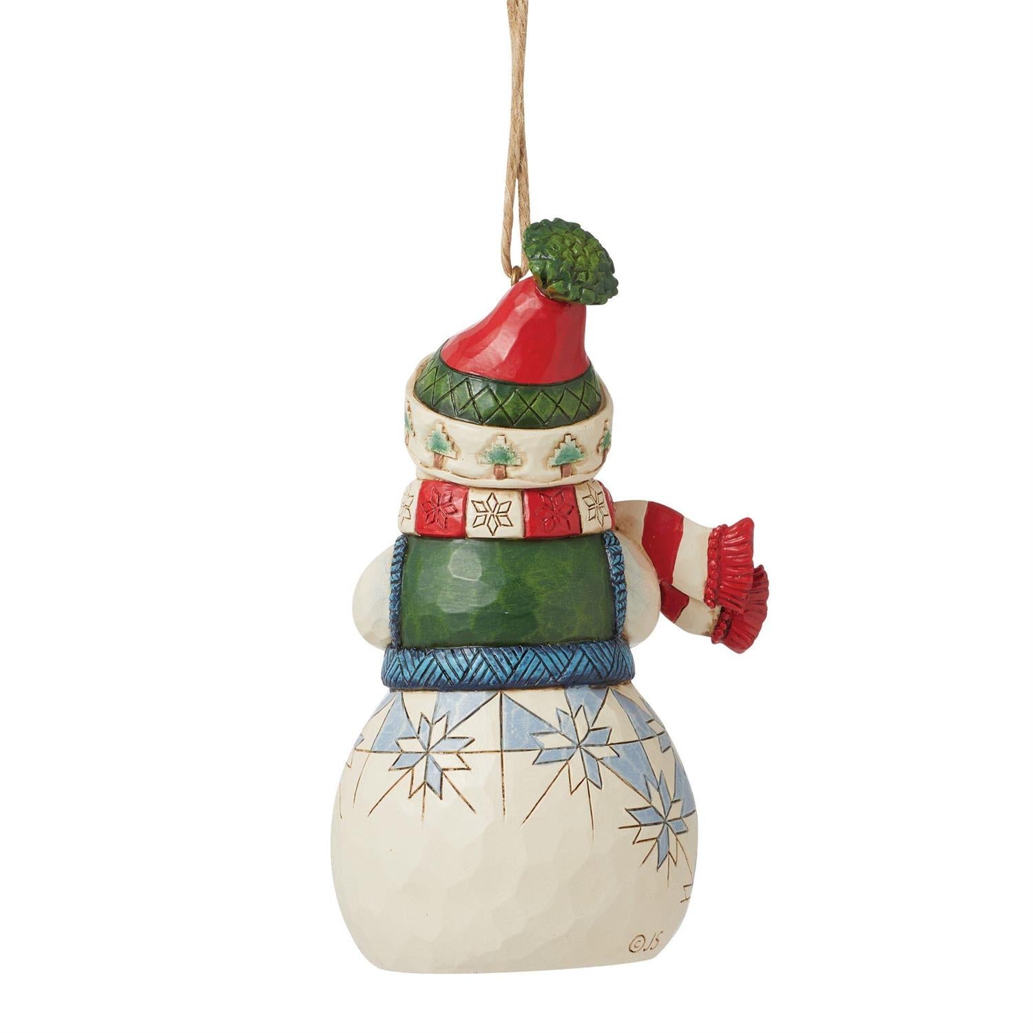Snowman with Cocoa Ornament  - Country N More Gifts