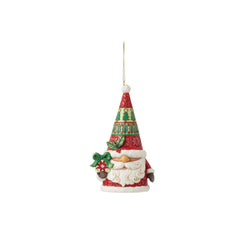 Santa Gnome with Gift Ornament  - Country N More Gifts