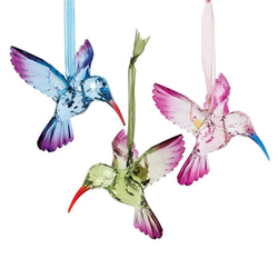 Hummingbird Ornament Set Of 3  - Country N More Gifts